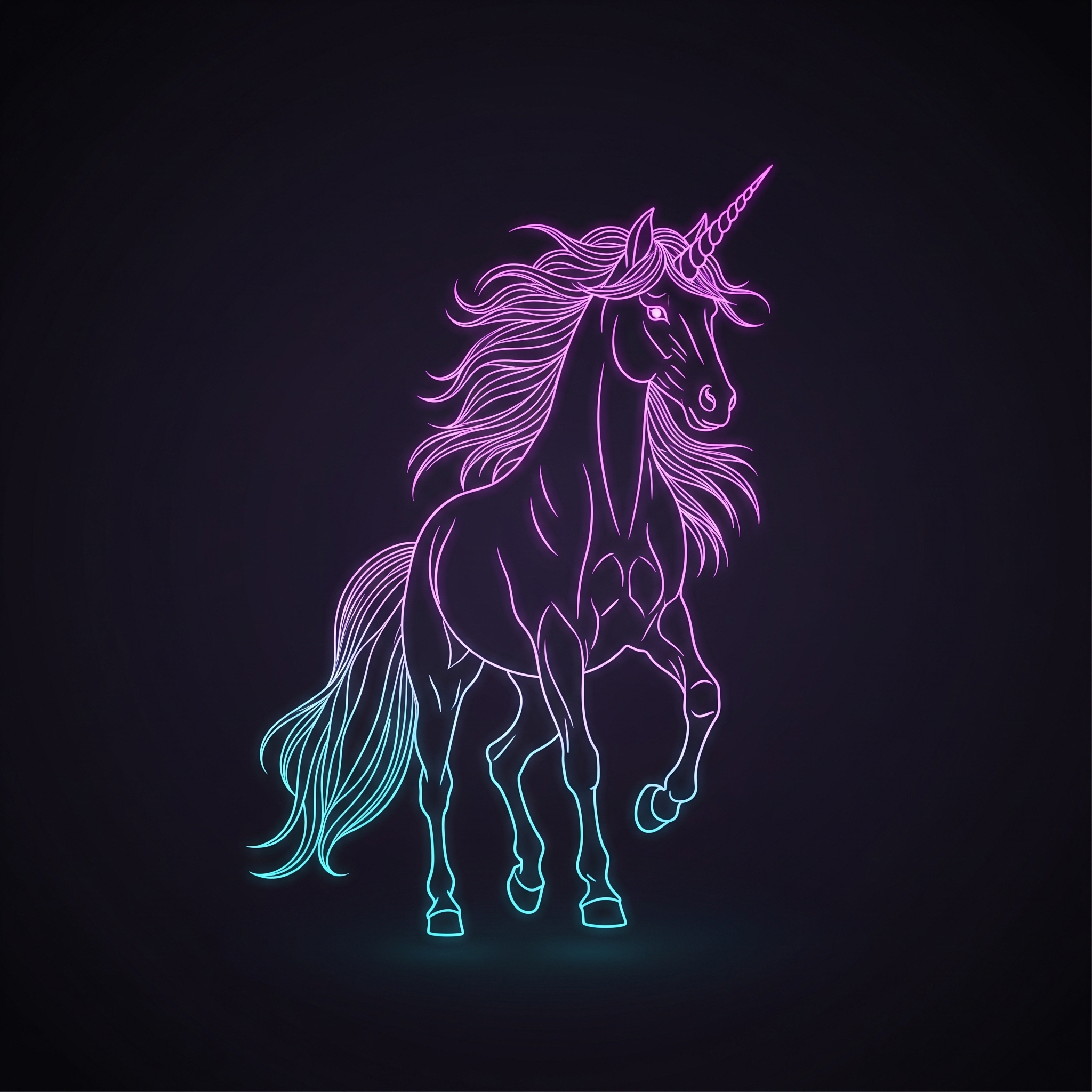 A unicorn representing Uniswap in a trading interface for stop orders.